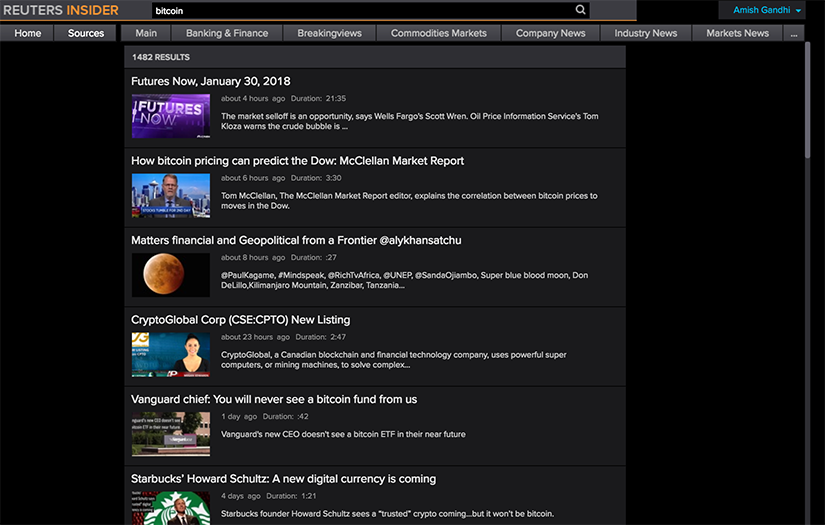 Thomson Reuters: Insider Video Portal screenshot 3